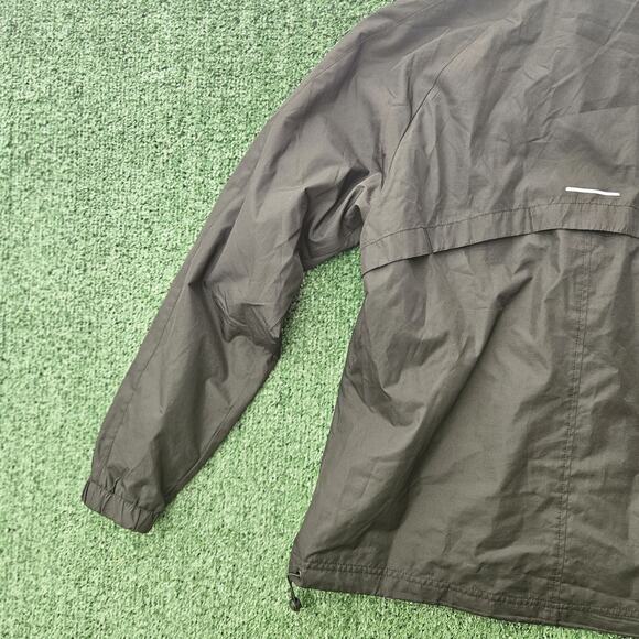 ASICS Women’s Full Zip Lightweight Wind Breaker Jacket Hooded, Sizes M, Black - Picture 11 of 12